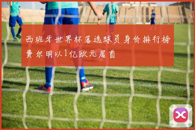 西班牙世界杯落选球员身价排行榜费尔明以1亿欧元居首